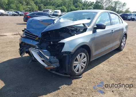 2017 Volkswagen Jetta 1.4T S из США, поврежденный, VIN 3VW2B7AJ2HM398580